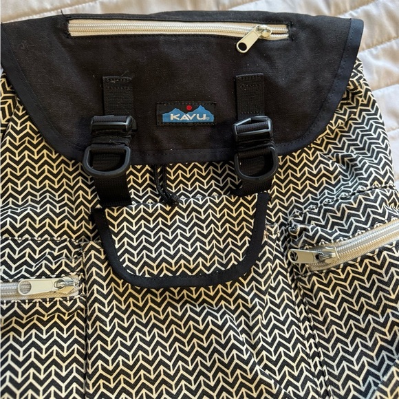 Kavu libby backpack black/ cream - Picture 4 of 15